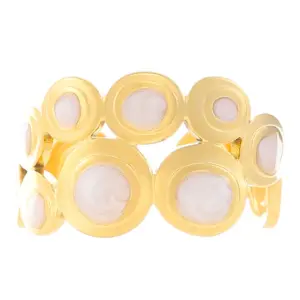 16 18K Real Gold Dot Z-075