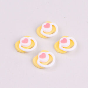 A yellow pacifier