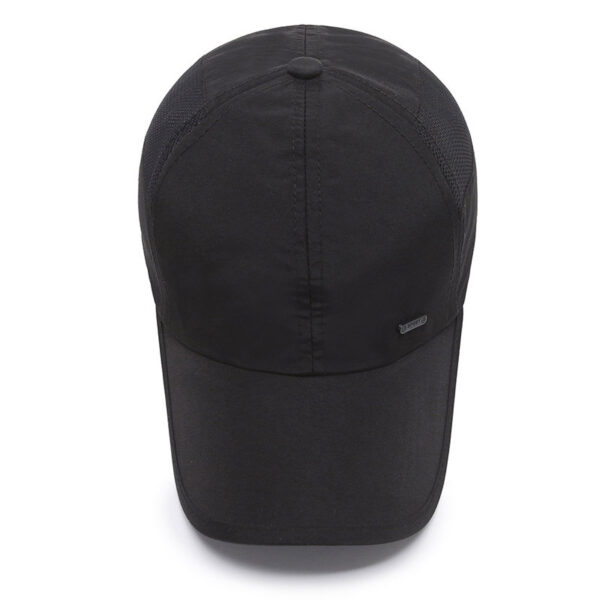 Wholesale Hat Summer Sunshade Casual Men's Baseball Cap Quick Dry Mesh Breathable Outdoor Sports Gauze Iron Label Cap