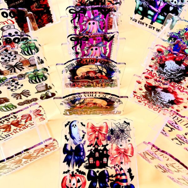 Wholesale New Halloween Acrylic Pen Holder/Case with Ghost Clown Freddy - Popular 10cm (TK US Region)