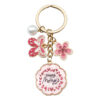 Wholesale Mother's Day Series Butterfly Flower Pendant Keychain Niche High-end Bag Pendant Gift for Mother
