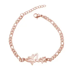 2 Butterflies (Rose Gold)