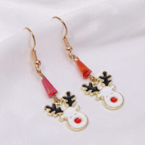 41. Deer head earrings