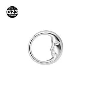Human Face Silver (Titanium) / 1.2x8mm