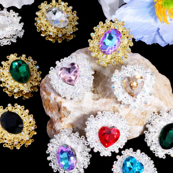 Wholesale Retro alloy heavy-duty beads straight hole DIY beading