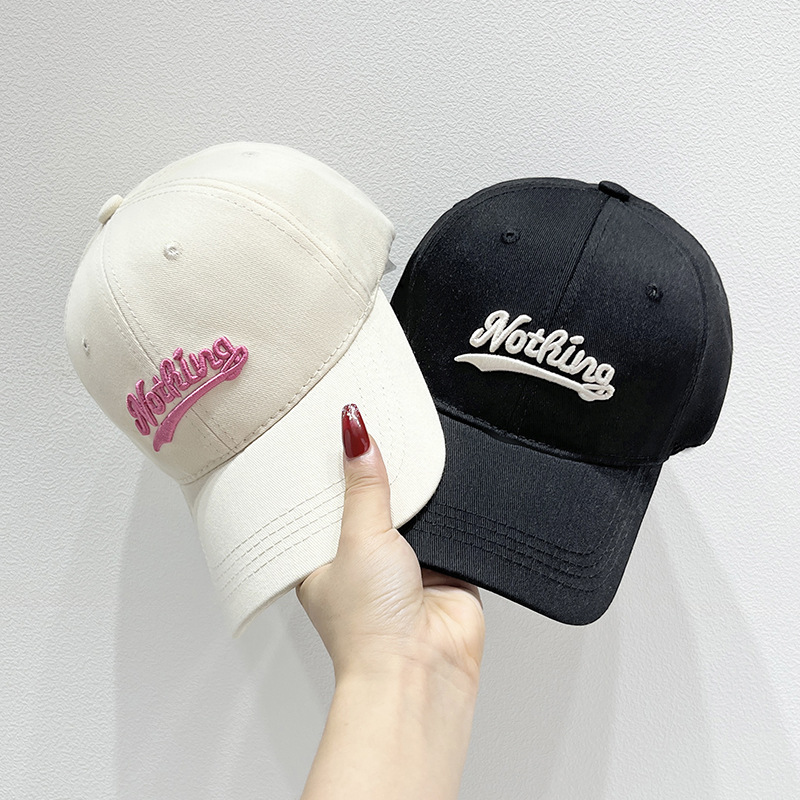 Wholesale 2023 Autumn New Korean style baseball cap women's all-match face-looking small casual soft top hat big head circumference peaked cap fashion