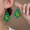 Wholesale Acrylic earrings, Christmas tree, reindeer, snowflake, simple earrings