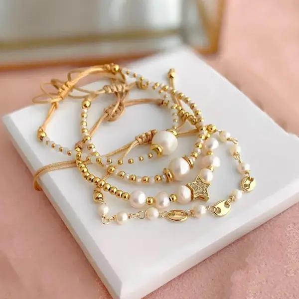 Fashion Star Pearl Bracelets