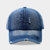 Wholesale Denim Baseball Cap for Women, New Fashion Retro Washed Distressed Baseball Cap, Sun Hat for All Seasons