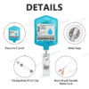 Wholesale Medicine bag, medical staff acrylic badge, scroll, retractable and easy to pull