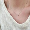 Wholesale Zhengheng S925 Sterling Silver Small Silver Bean Clavicle Chain Necklace for Women K-Style Accessible Luxury Niche Design 2025 New Popular