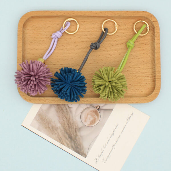 Wholesale Retro-colored tassel sneaker charm, bag charm, keychain, cup charm