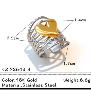 Gold and Silver / One Size / JZ-YS643-4