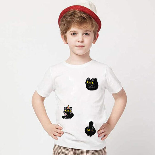 oly-2384f9106c2e2a149edd179420bb0270 Wholesale Black Cat Series Embroidered Applique