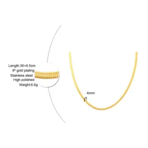 Golden 4mm * 36 8.5cm