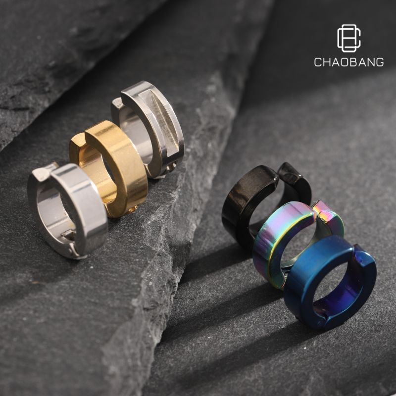 Wholesale Titanium Steel Ear Clip Ear Holder Simple All-match Personality Jewelry Sense Non-fading