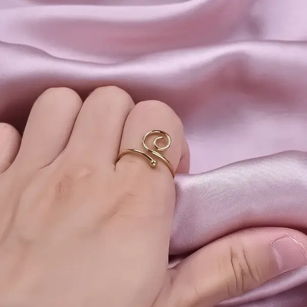 Wholesale Ion Plating (IP) Real Gold Plated 18K Gold Geometric Solid Color 304 Stainless Steel Simple Style Waterproof Non Tarnish Rings
