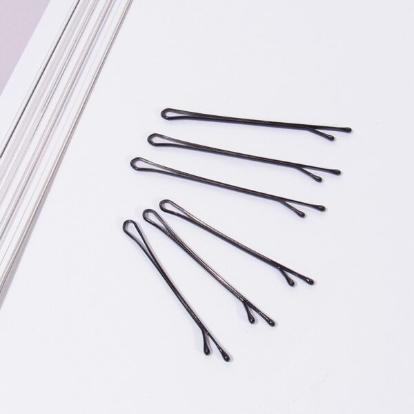 Wholesale Korean version of jewelry classic black fine hairpin edge clip stall supply a small commodity