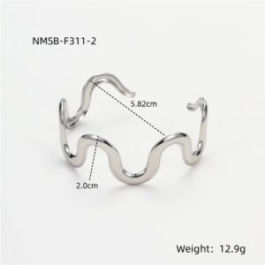 Nmsb-f311-2 steel color bracelet / 18K