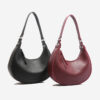 oly-23b78e8345fa8132b55590420df4300f Wholesale Spring Solid Color Half Moon Bag Elegant Simple Fashionable Korean-style One-shoulder Crosbody rtable Underarm Bag for Women