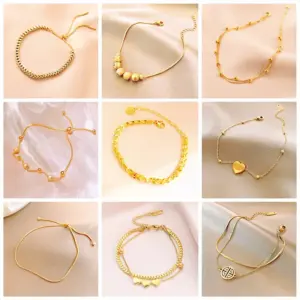 Elegant Heart Shape Butterfly Titanium Steel Plating Hollow Out Inlay Shell Bracelets 1 Piece