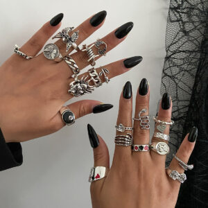 03 antique silver 6624 / Free size