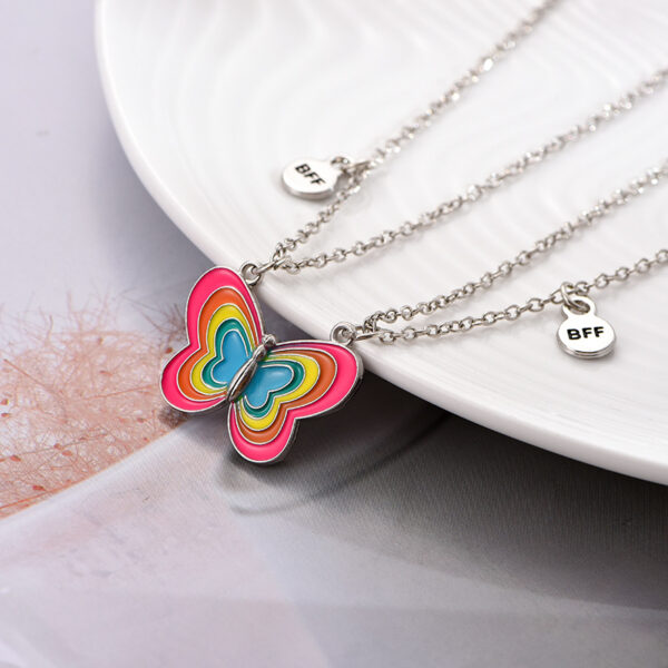 Wholesale Butterfly magnet splicing good friend pendant