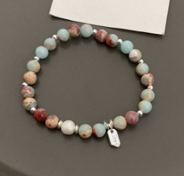 Small bead beaded bracelet