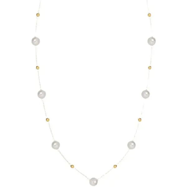 Wholesale PVD Coated Real Gold Plated Round Titanium Steel Fashion Waterproof Non Tarnish Necklace