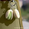 Wholesale You want to be happy pendant creative food series pistachio key chain personality backpack pendant creative trinkets