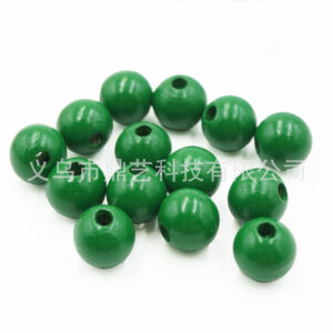 14mm green beads