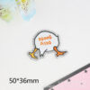 Wholesale New loose powder cross-border cartoon organ medical letter bag jewelry acrylic pin cute DIY patch