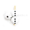 Wholesale Christmas Wooden Beads Snowman Beads