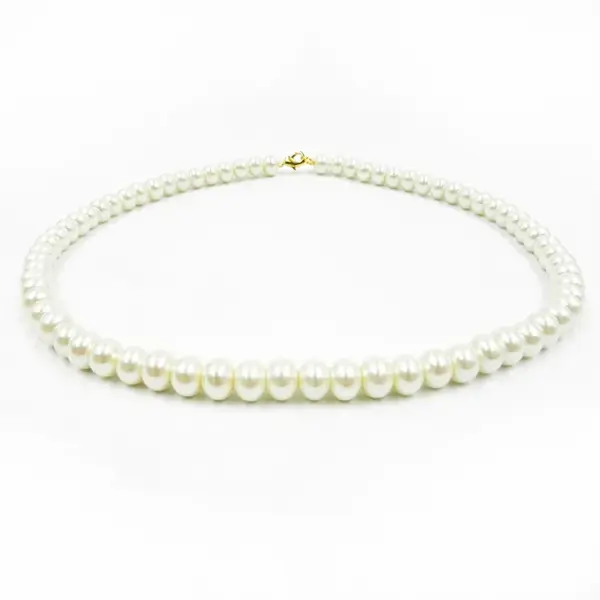 Wholesale Fashion Geometric Imitation Pearl Women's Necklace