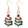 Wholesale Christmas Santa Claus Reindeer Snowflake Earrings