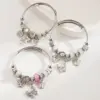 Wholesale Casual Elegant Classic Style Bear Butterfly 304 Stainless Steel Bangle In Bulk