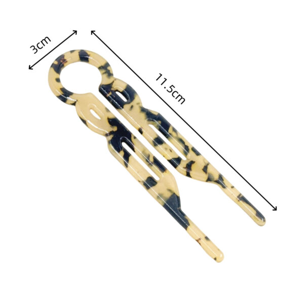 Wholesale Cross-border Explosions U-shaped Hairpin High-end Sense Back Head Disc Hair Hairpin Headdress Ball Head Antique Hanfu Hair Hairpin