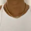 Wholesale Ion Plating (IP) 18K Gold Plated Solid Color 304 Stainless Steel Simple Style Waterproof Non Tarnish 304 Stainless Steel Lobster Trigger Clasp Closure Chain Necklace