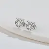 Wholesale PVD Coated 18K Gold Real Gold Plated Tiger 304 Stainless Steel Fashion Waterproof Non Tarnish Earrings