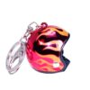 Wholesale Colorful Flame Series Student Luggage Hanging Ornaments Motorcycle Safety Helmet Car Keychain Pendant Car Doll Accessories