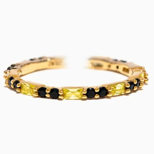 Wholesale Copper Plating Geometric Open Rings