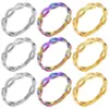 oly-2451c1f81a768e0965008b3b80b1a4a6 Wholesale PVD Coated Real Gold Plated 18K Gold Solid Color 304 Stainless Steel Simple Style Waterproof Non Tarnish Rings