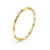 Wholesale Simple Style Bamboo Stainless Steel Plating Bangle