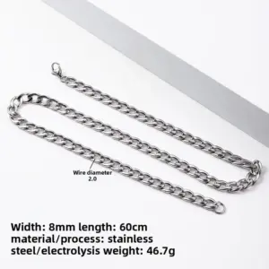 Steel 8.0mm Wide / Length 55cm