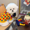 Wholesale Dog Cute Funny Crazy Circus Clown Sweater Halloween Cat suit Pet Dog Spring Autumn Winter Clothes