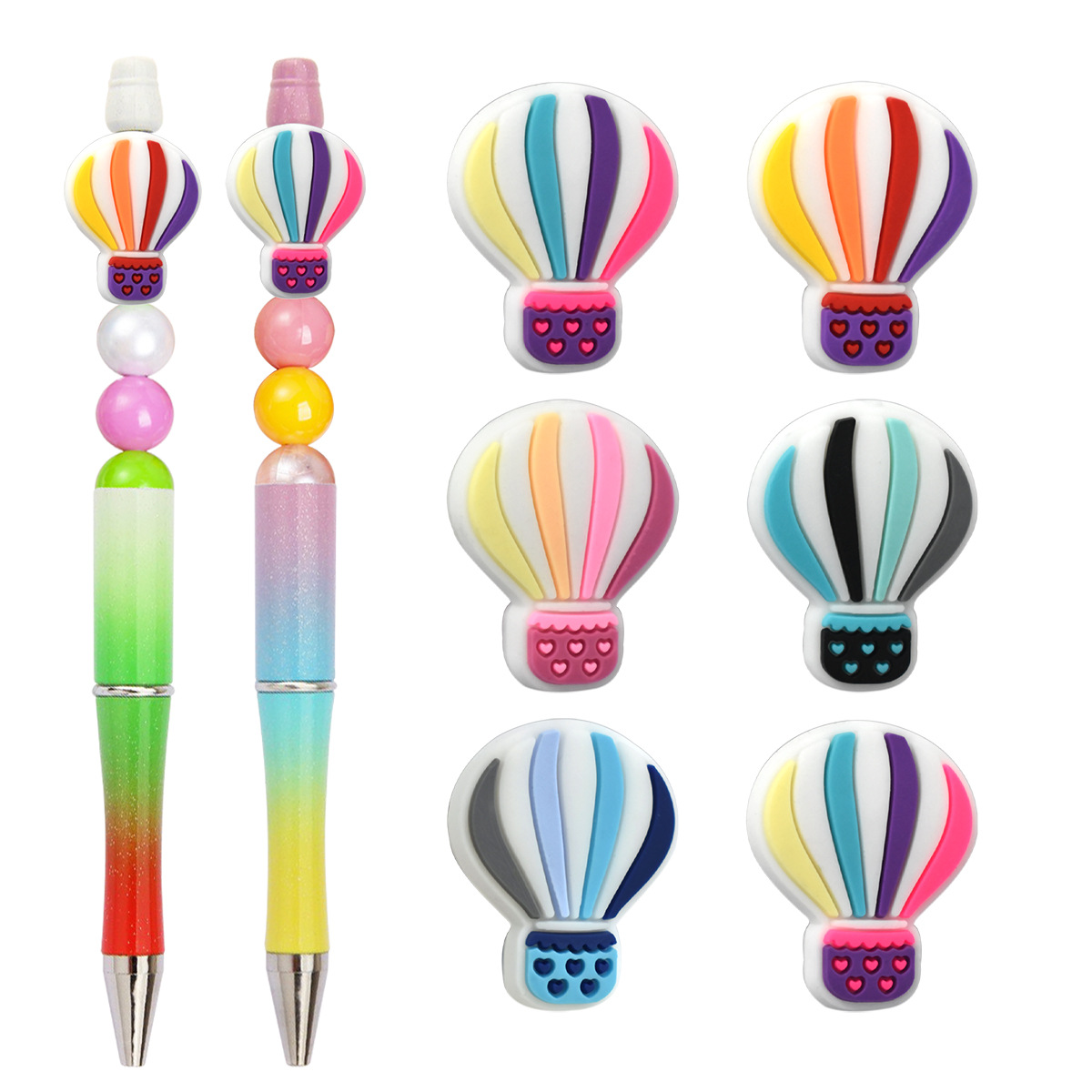 Wholesale DIY Cute Cartoon Pvc Beaded Patch Pen Handmade Beading