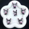 Wholesale Purple Black Series Cartoon Beads