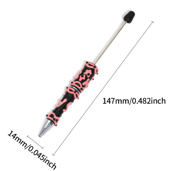 Wholesale Hand-Painted Beaded Pen Creative Oil Dripping DIY