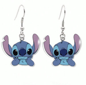 Wholesale Cross-border Explosions Stirling Earrings Animation Peripheral Stirling Earrings Cute Angel Acrylic Resin Earrings