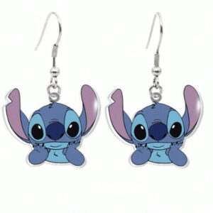 Wholesale Cross-border Explosions Stirling Earrings Animation Peripheral Stirling Earrings Cute Angel Acrylic Resin Earrings